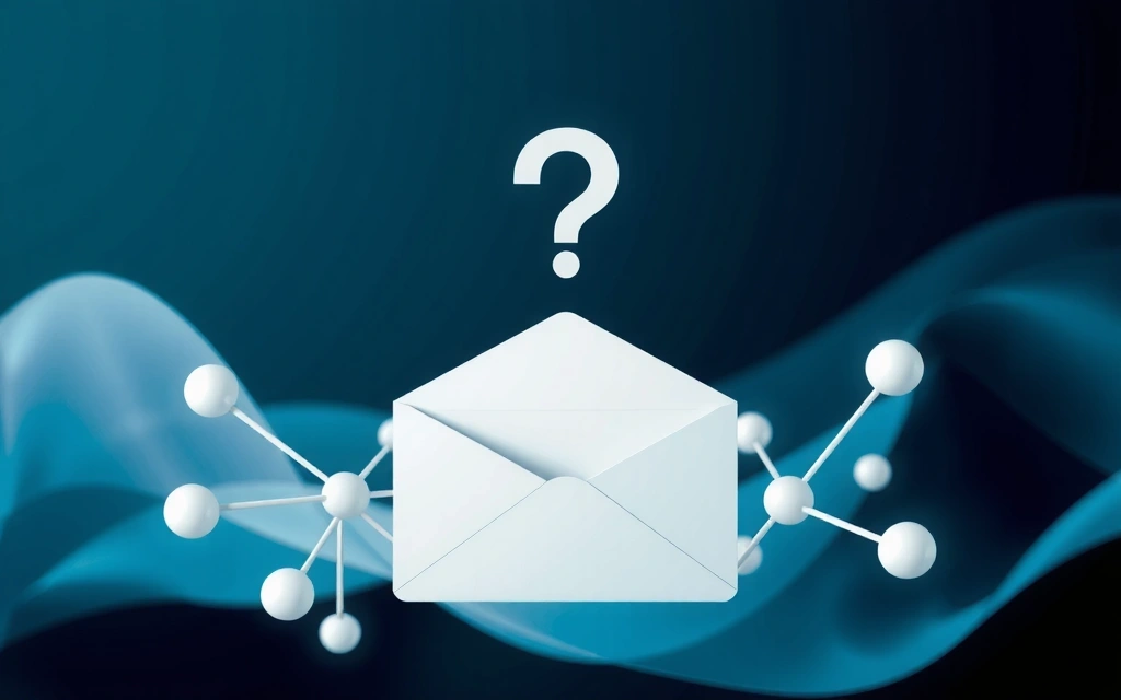 Umschlag mit Fragezeichen, symbolisiert Kontaktaufnahme und Datenschutz