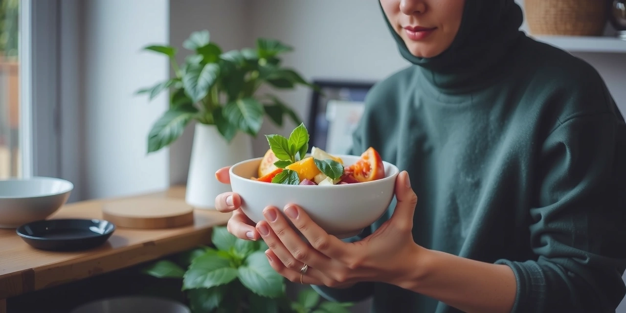 Bild für Blogartikel: Achtsames Essen im hektischen Alltag